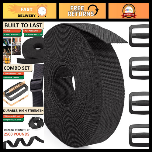 Heavy duty nylon webbing - heavy,